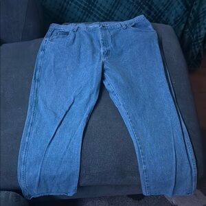 Men's Wrangler 42x30 Light Blue Jeans Baggy